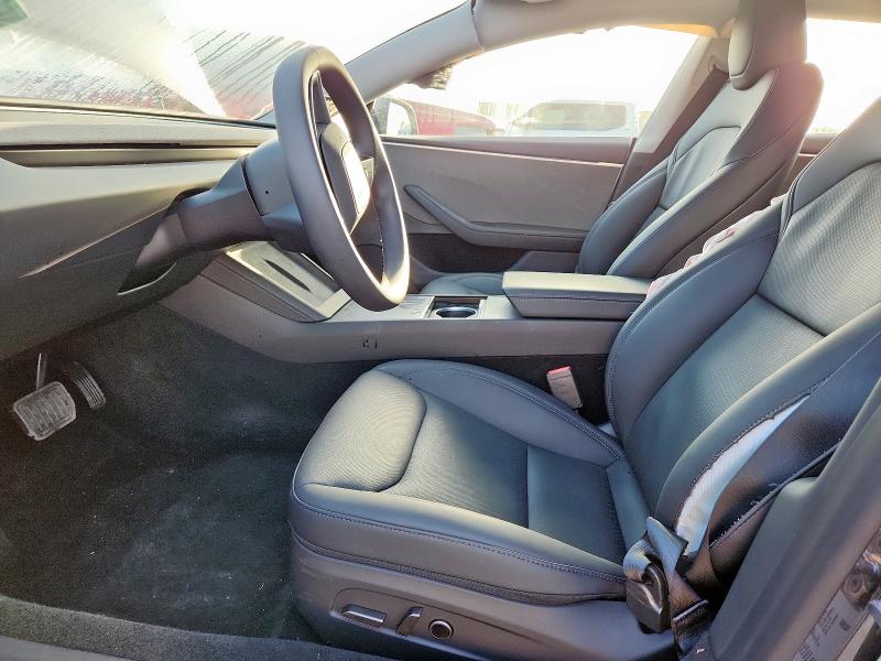 5YJ3E1EAXSF006463 - 2025 TESLA MODEL 3 GRAY photo 7