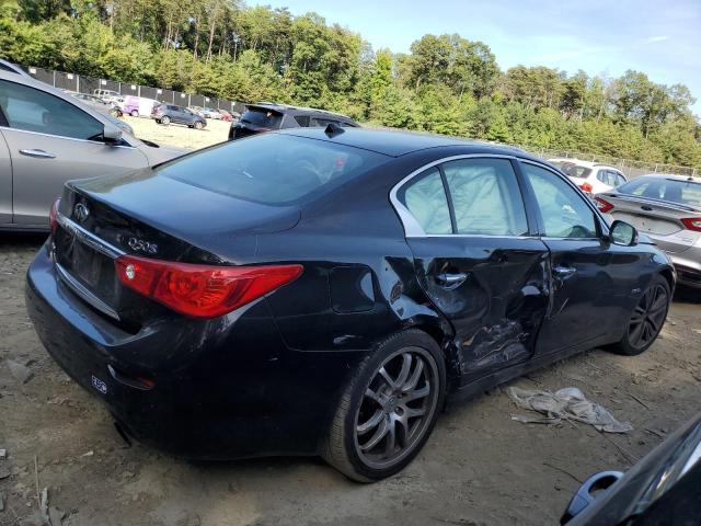 JN1AV7AR3EM702103 - 2014 INFINITI Q50 HYBRID PREMIUM BLACK photo 3