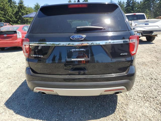 1FM5K8F85GGA10581 - 2016 FORD EXPLORER LIMITED BLACK photo 6