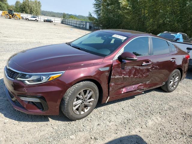 5XXGT4L37LG448290 - 2020 KIA OPTIMA LX BURGUNDY photo 1