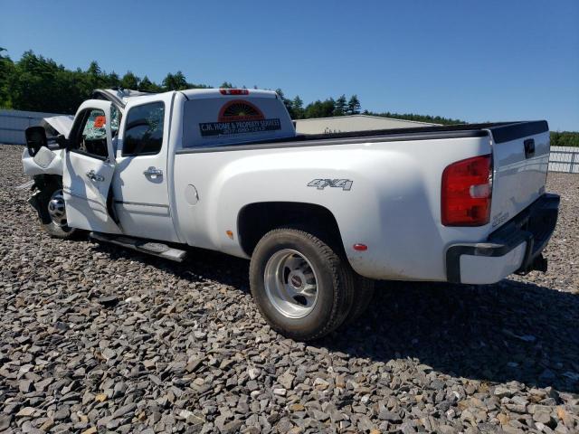 1GT426C86DF128665 - 2013 GMC SIERRA K3500 DENALI WHITE photo 2