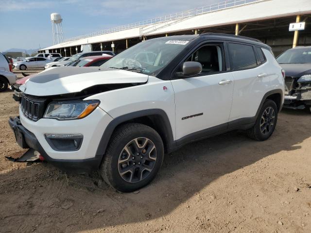 3C4NJDDB2KT618268 - 2019 JEEP COMPASS TRAILHAWK WHITE photo 1