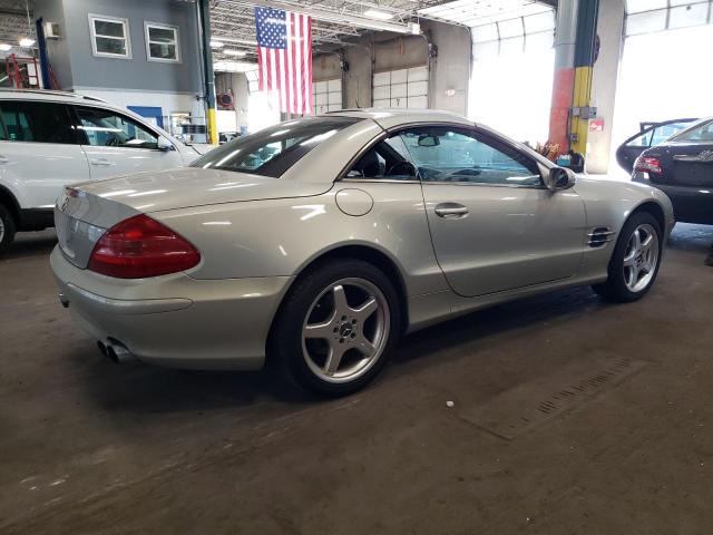 WDBSK75F83F009263 - 2003 MERCEDES-BENZ SL 500R SILVER photo 3