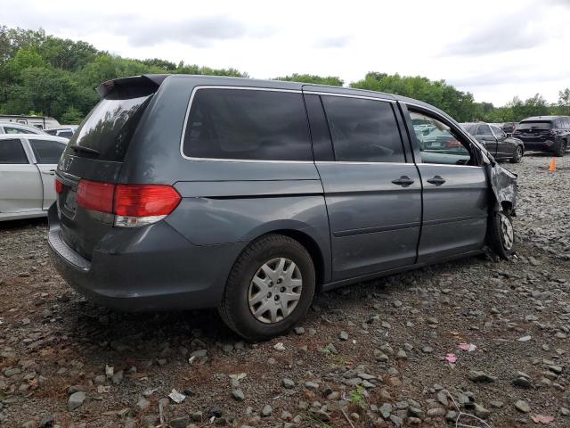 5FNRL3H28AB068278 - 2010 HONDA ODYSSEY LX GRAY photo 3