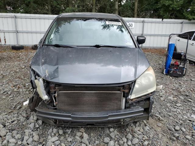 5FNRL3H28AB068278 - 2010 HONDA ODYSSEY LX GRAY photo 5