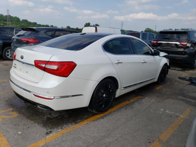 KNALN4D7XE5166336 - 2014 KIA CADENZA PREMIUM WHITE photo 3