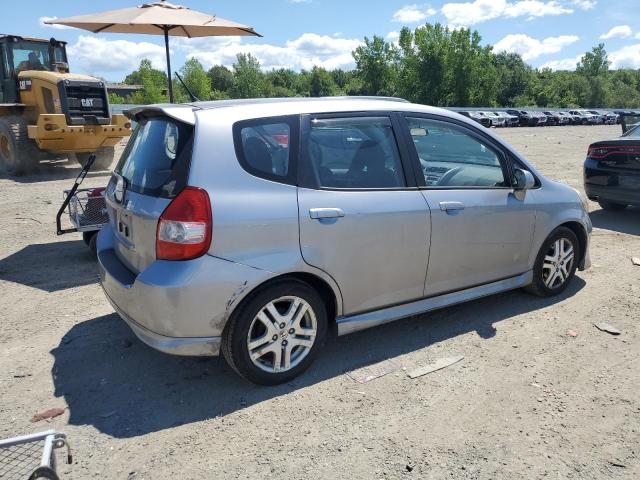 JHMGD38697S046727 - 2007 HONDA FIT S SILVER photo 3