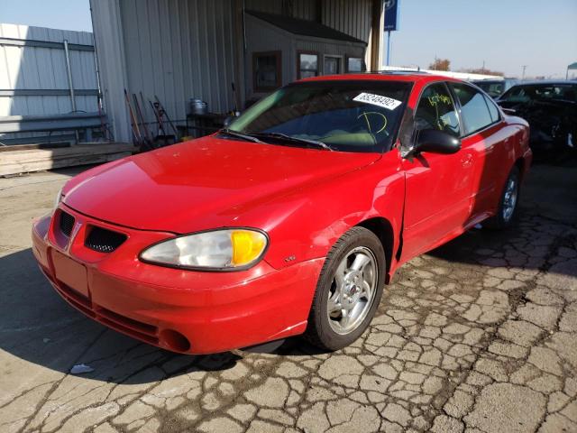 1G2NG52E43C117546 - 2003 PONTIAC GRAND AM SE2 RED photo 2