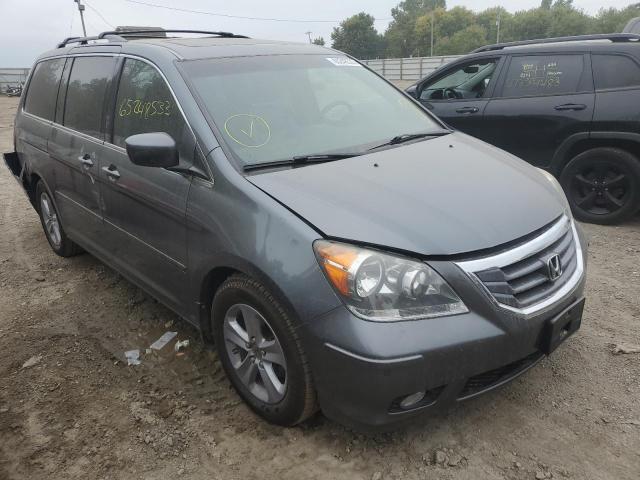 5FNRL3H98AB041773 - 2010 HONDA ODYSSEY TOURING GRAY photo 4