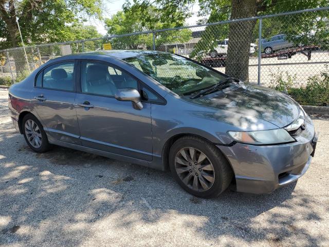 19XFA1F96BE008908 - 2011 HONDA CIVIC EXL Մոխրագույն լուսանկար 4