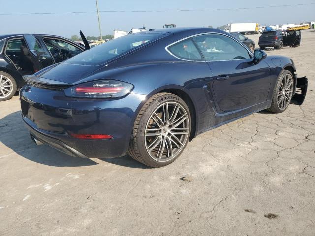 WP0AA2A86JK262502 - 2018 PORSCHE CAYMAN BLUE photo 3