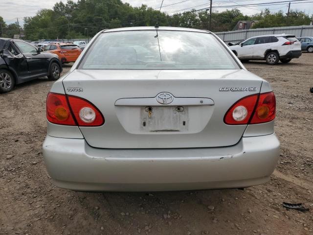 2T1BR32E44C306591 - 2004 TOYOTA COROLLA CE SILVER photo 6