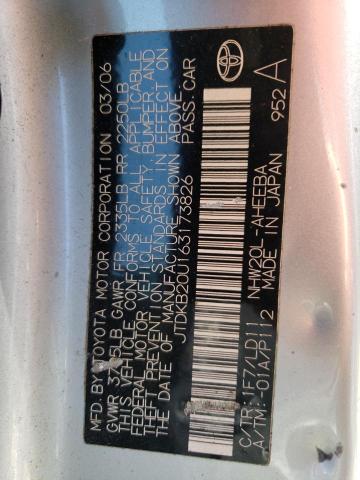 JTDKB20U163173826 - 2006 TOYOTA PRIUS SILVER photo 24