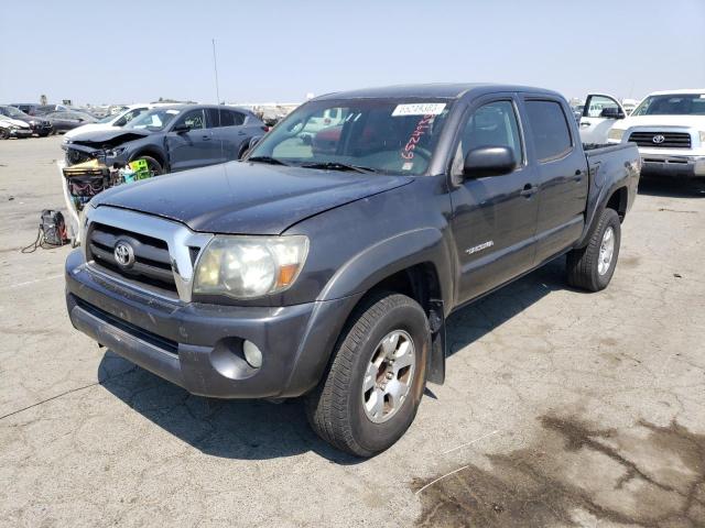 3TMJU62N89M075513 - 2009 TOYOTA TACOMA DOUBLE CAB PRERUNNER GRAY photo 1
