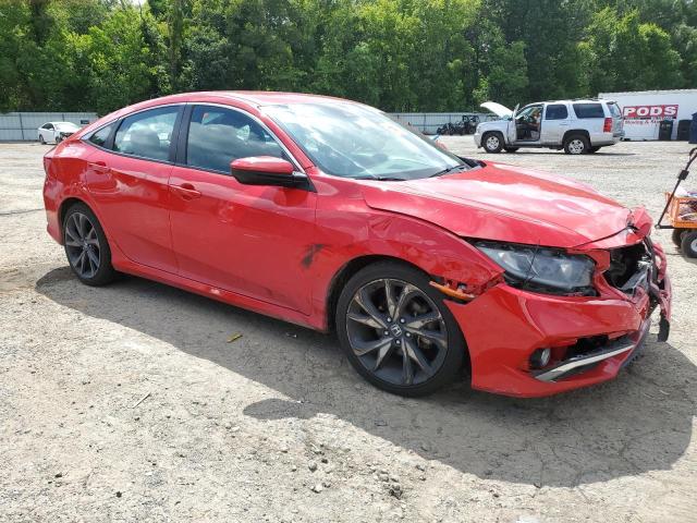 2HGFC2F8XKH597703 - 2019 HONDA CIVIC SPORT Қызыл фото 4