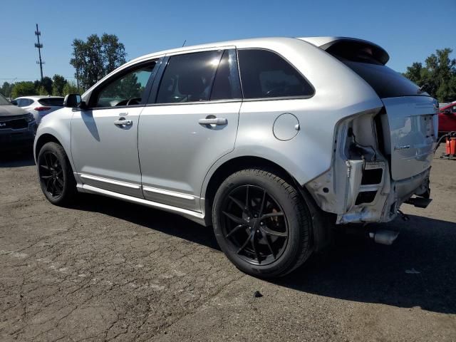 2FMDK4AK2CBA63599 - 2012 FORD EDGE SPORT SILVER photo 2