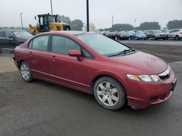 2HGFA1F5XBH541539 - 2011 HONDA CIVIC LX RED photo 7