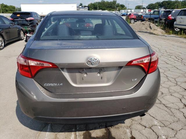 5YFBURHE3KP880489 - 2019 TOYOTA COROLLA L GRAY photo 6