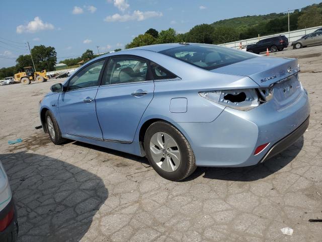 KMHEC4A45EA116927 - 2014 HYUNDAI SONATA HYBRID BLUE photo 2