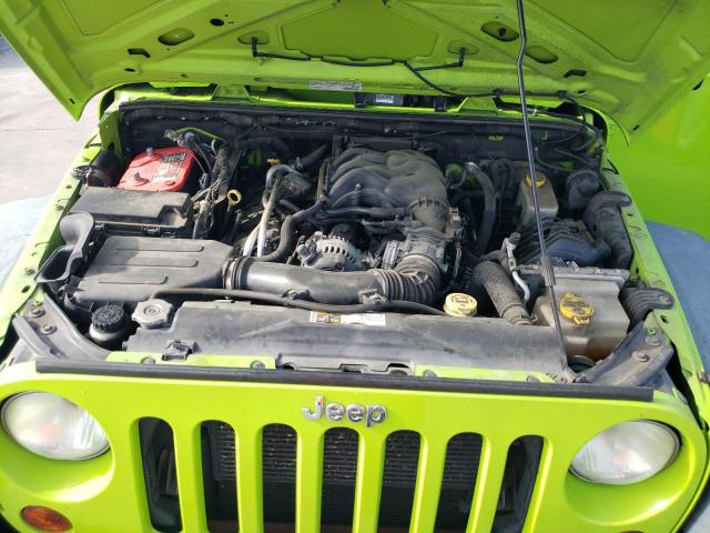 1C4BJWDG4DL576369 - 2013 JEEP WRANGLER U SPORT GREEN photo 11