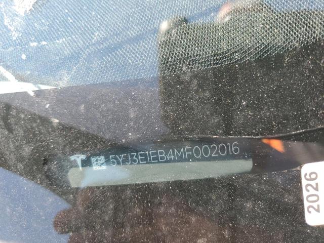 5YJ3E1EB4MF002016 - 2021 TESLA MODEL 3 Գրաֆիտ լուսանկար 13