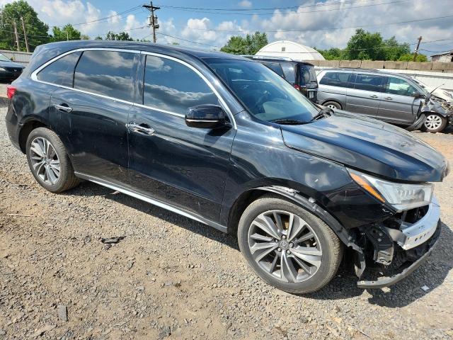 5FRYD4H55HB005205 - 2017 ACURA MDX TECHNOLOGY Սև լուսանկար 4