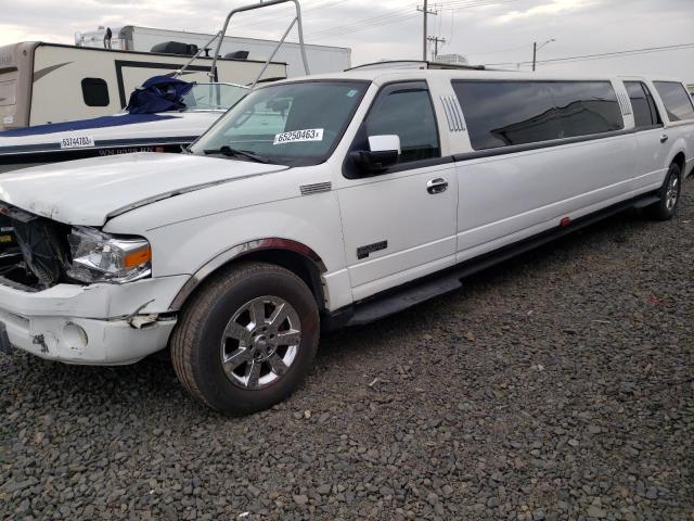 1F1FK15557LA63143 - 2007 FORD EXPEDITION EL XLT WHITE photo 1