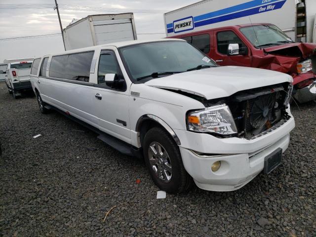 1F1FK15557LA63143 - 2007 FORD EXPEDITION EL XLT WHITE photo 4