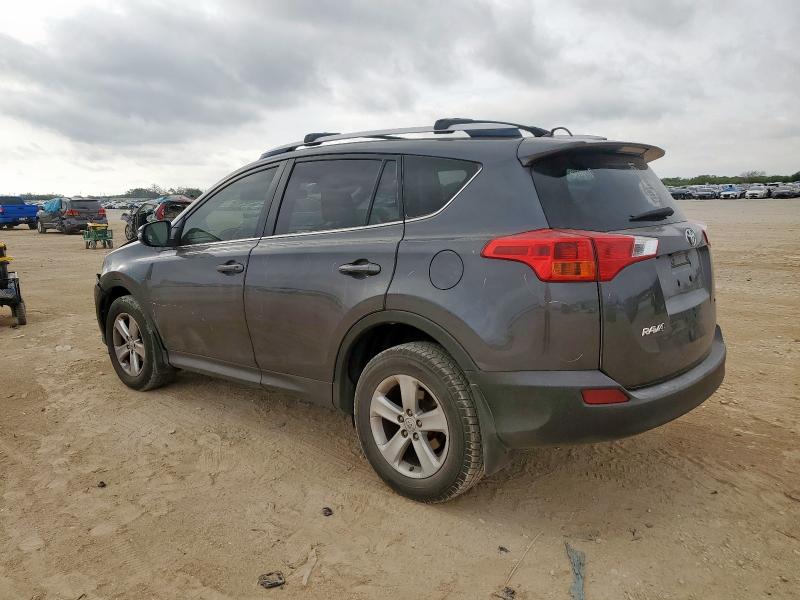 JTMWFREVXDD016044 - 2013 TOYOTA RAV4 XLE GRAY photo 2