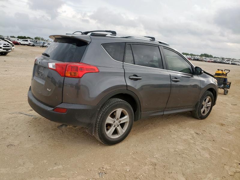 JTMWFREVXDD016044 - 2013 TOYOTA RAV4 XLE GRAY photo 3