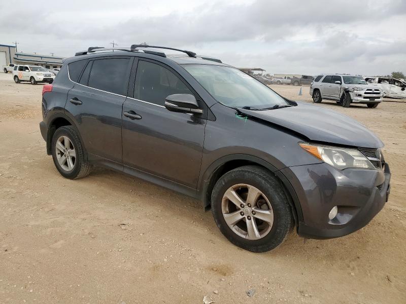 JTMWFREVXDD016044 - 2013 TOYOTA RAV4 XLE GRAY photo 4