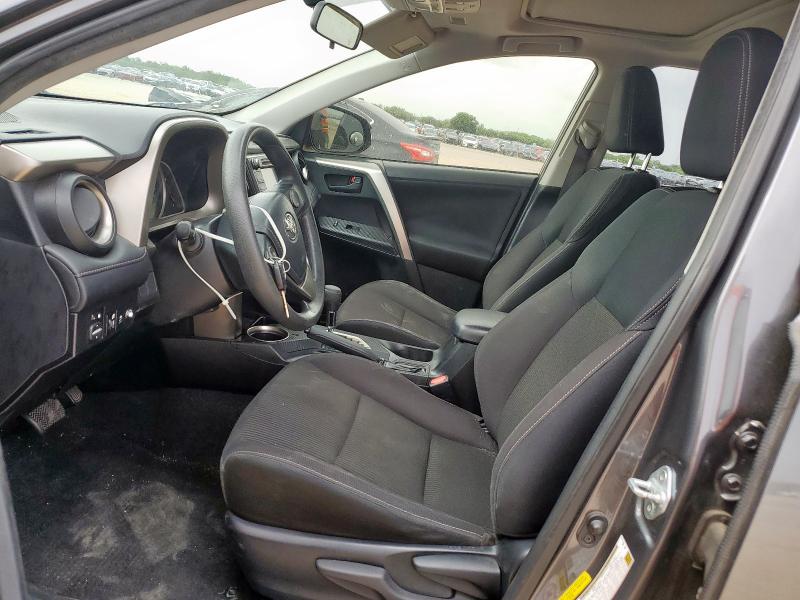 JTMWFREVXDD016044 - 2013 TOYOTA RAV4 XLE GRAY photo 7