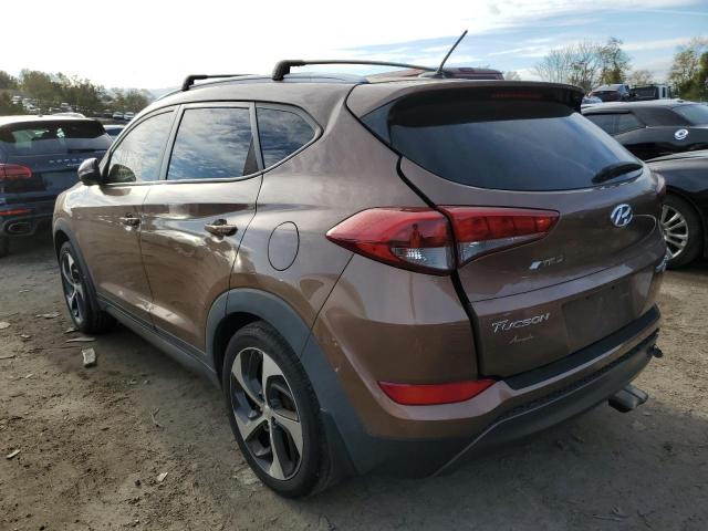 KM8J3CA29GU024714 - 2016 HYUNDAI TUCSON LIMITED BROWN photo 3