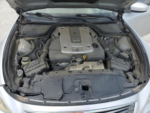 JNKCV64E68M120878 - 2008 INFINITI G37 BASE SILVER photo 11