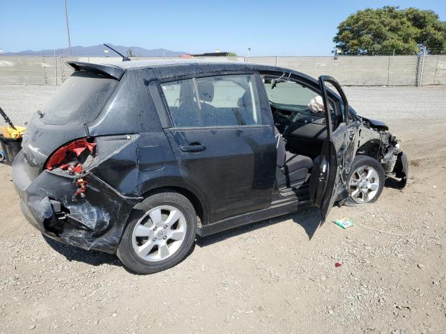 3N1BC13E47L436332 - 2007 NISSAN VERSA S BLACK photo 3