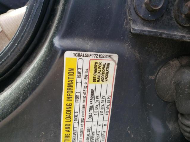 1G8AL55F17Z159308 - 2007 SATURN ION LEVEL 3 WHITE photo 12