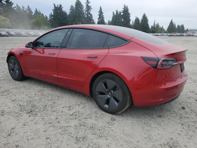 5YJ3E1EB8NF249931 - 2022 TESLA MODEL 3 红色 照片 2