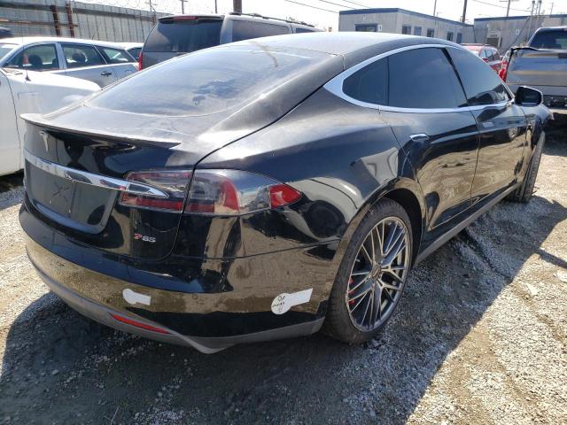 5YJSA1H10EFP56168 - 2014 TESLA MODEL S Սև լուսանկար 3