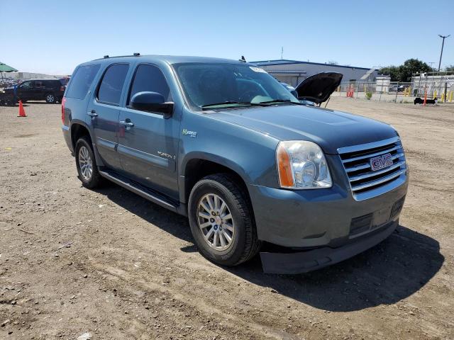 1GKFK135X9R112903 - 2009 GMC YUKON HYBRID GREEN photo 4