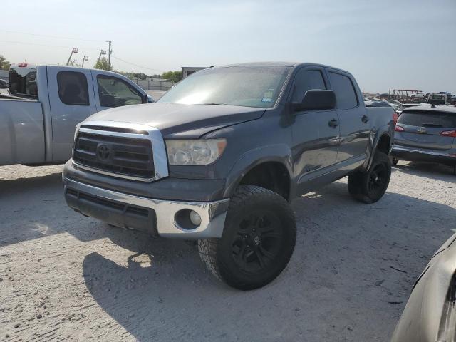 5TFEM5F17CX037985 - 2012 TOYOTA TUNDRA CREWMAX SR5 GRAY photo 1