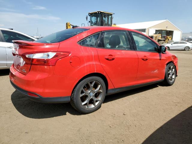 1FADP3F28DL272863 - 2013 FORD FOCUS 4D SE RED photo 3