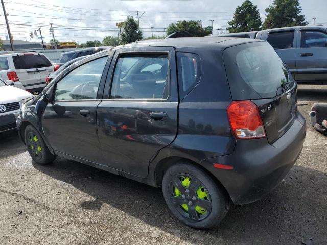 KL1TD66607B765795 - 2007 CHEVROLET AVEO BASE BLACK photo 2