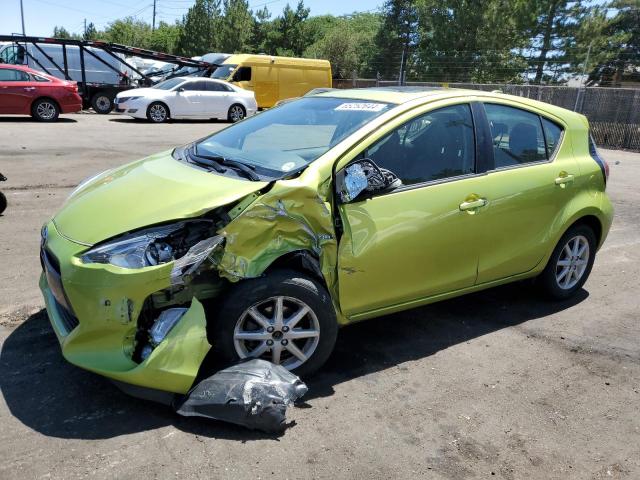 JTDKDTB35F1107019 - 2015 TOYOTA PRIUS C GREEN photo 1