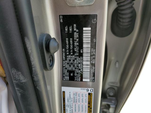 JTJAM7BX4P5343187 - 2023 LEXUS GX 460 SILVER photo 13