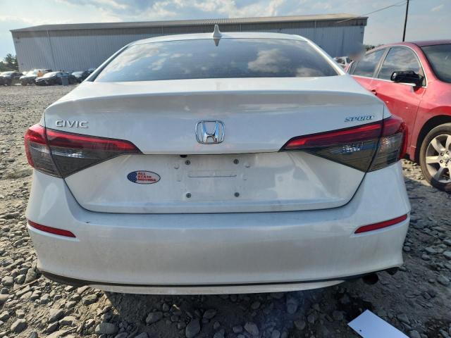 2HGFE2F56NH554125 - 2022 HONDA CIVIC SPORT WHITE photo 6