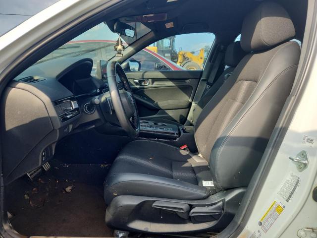 2HGFE2F56NH554125 - 2022 HONDA CIVIC SPORT WHITE photo 7