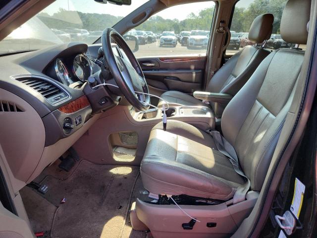 2C4RC1CG0CR376849 - 2012 CHRYSLER TOWN & COU TOURING L BLACK photo 7