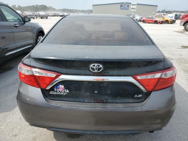 4T4BF1FKXFR480167 - 2015 TOYOTA CAMRY LE BLACK photo 6