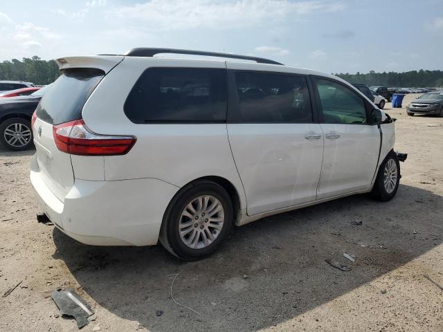 5TDYK3DC7FS662487 - 2015 TOYOTA SIENNA XLE WHITE photo 3