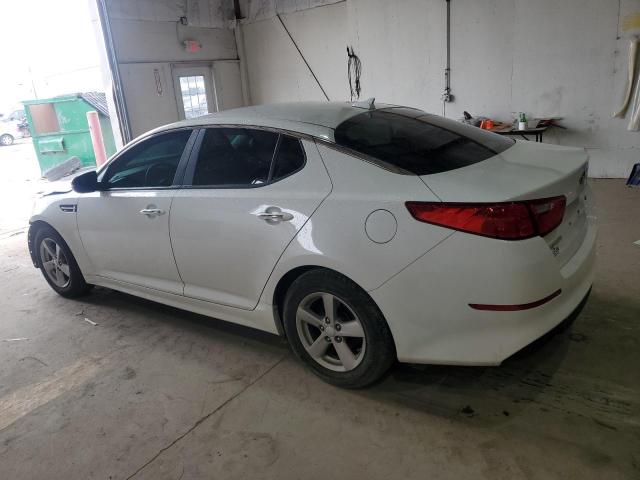5XXGM4A70FG376825 - 2015 KIA OPTIMA LX WHITE photo 2